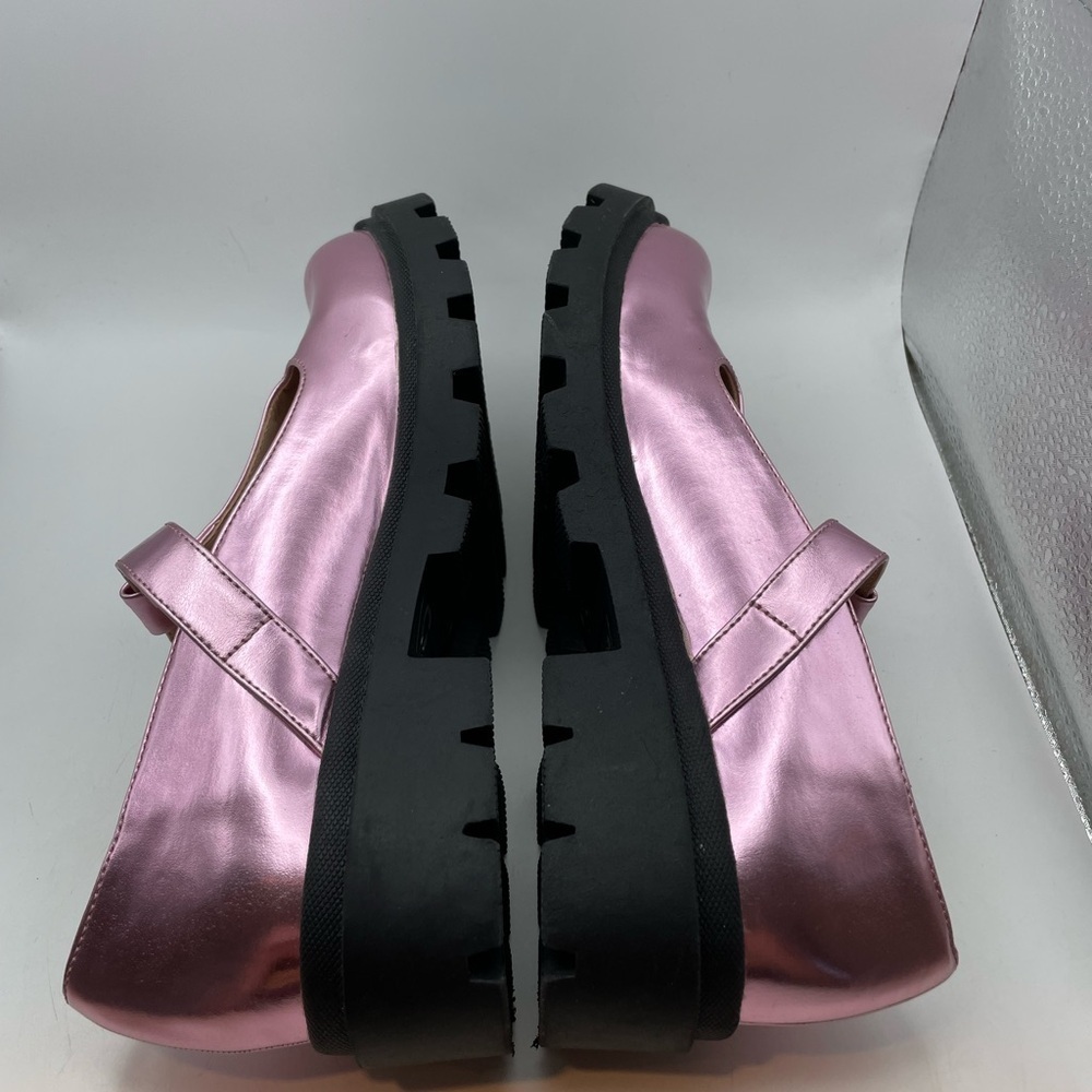 Steve Madden pink platform loafers size 5Y/ Womens 7 - Picture 8 of 10